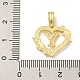 Heart Brass Pendants(KK-I714-04G-Y)-3