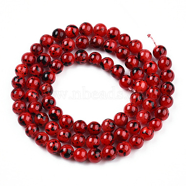 Drawbench Style Dyed Natural Freshwater Shell Beads Strands(SHEL-T019-01E)-3