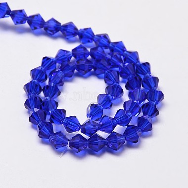 Chapelets de perles en verre bicone d'imitation de cristal autrichien(X-GLAA-F029-6x6mm-06)-2