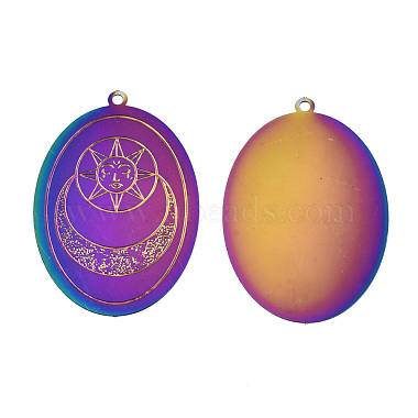 Ion Plating(IP) 304 Stainless Steel Filigree Pendants(X-STAS-S118-023)-2