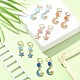 Natural Mixed Gemstone Dangle Leverback Earrings(EJEW-JE05339)-4