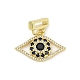 Brass Micro Pave Cubic Zirconia Slide Charms(KK-D317-135G)-1