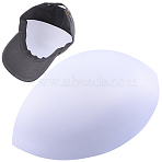 Sponge Hat Shaper Insert for Baseball Caps, Hat Support Brim, White, 130x250x2mm(FIND-CP0003-72B)