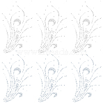 Glass Hotfix Rhinestone, Iron on Appliques, Costume Accessories, for Clothes, Bags, Pants, Flower, 275x160x1.5mm, 2 colors, 6pcs/color, 12pcs(DIY-CY0001-01C)