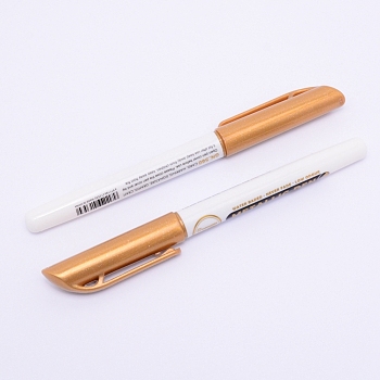 Epoxy Resin Drawing Pen, Metallic Markers Paints Pens, Graffiti Signature Pen, Daily Supplies, Goldenrod, 141x16.5x12mm