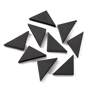 Plastic Triangle Corner Protector, Guards Cover Cushion, for Ceramic, Glass, Metal Sheet Transportation Protection, Black, 24.5x50x7mm, Inner Size: 45x5.5mm