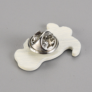 Spray Painted Alloy Brooches(JEWB-S011-128-RS)-2