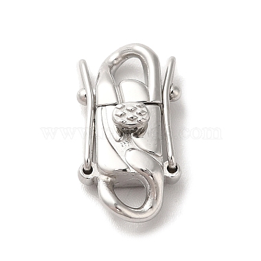 Platinum 316 Surgical Stainless Steel Twister Clasp