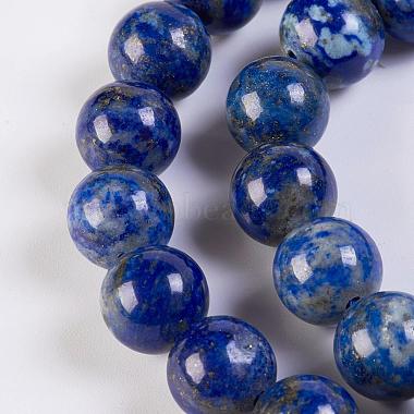 Natural Lapis Lazuli Beads Strands(G-K254-01-10mm)-5
