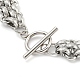 304 Stainless Steel Chain Necklaces(NJEW-P298-01A-P)-3