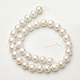Shell Imitated Pearl Bead Strands(BSHE-F0014-8mm-10)-2