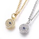 304 Stainless Steel Pendant Necklaces(NJEW-O108-15)-1