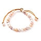 Bracelets de perles de nylon tressés réglables(BJEW-JB05802-02)-1