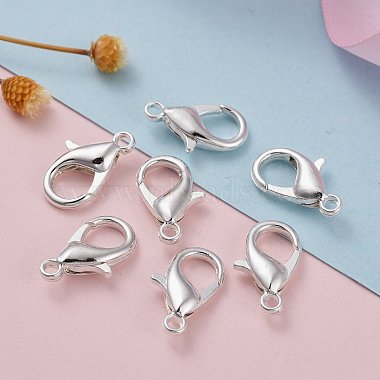 Zinc Alloy Lobster Claw Clasps(E106-S)-6
