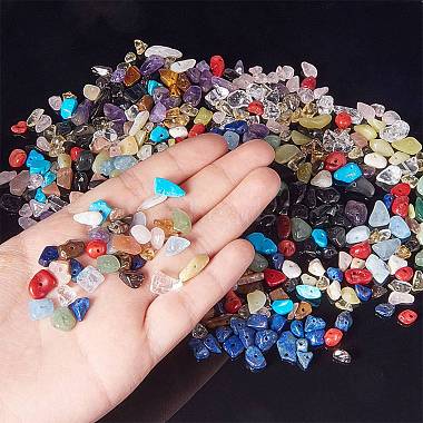 Gemstone Chips Beads(G-PH0034-03)-4