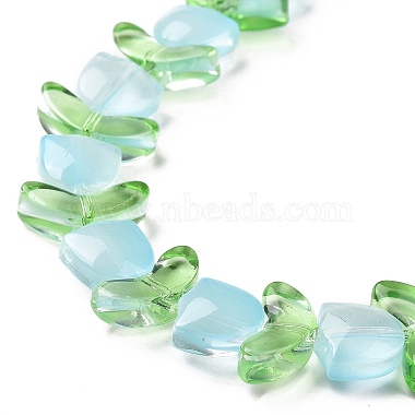 Transparent Glass Beads Strands(LAMP-H061-02I)-4