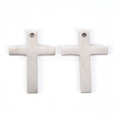 Stainless Steel Color Cross 201 Stainless Steel Pendants