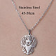 201 Stainless Steel Hollow Dog Pendant Necklace(NJEW-OY001-32)-3