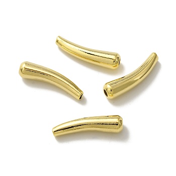 Brass Tube Beads, Lead Free & Cadmium Free, Real 24K Gold Plated, 19.5x5mm, Hole: 1.4~2mm
