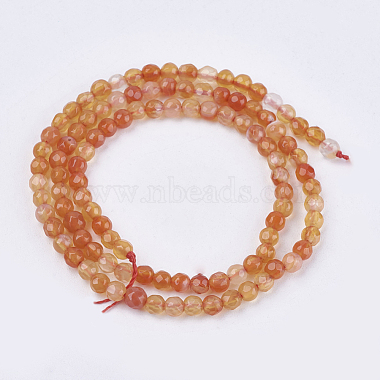 Natural Agate Round Beads Strand(G-L084-4mm-M)-2
