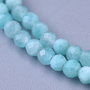 Natural Amazonite Beaded Necklaces(NJEW-K114-B-A07)-2
