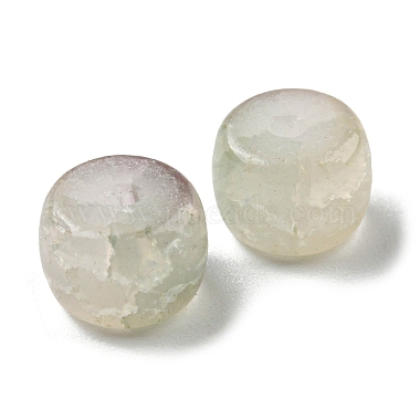 Transparent Crackle Glass Beads Strand(GLAA-D012-01D)-4