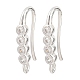Brass Rhinestone Earring Hooks(KK-C261-01B-P)-1