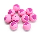 Round with Heart Pattern Food Grade Silicone Beads(PW-WG95999-10)-1