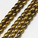 Electroplate Non-magnetic Synthetic Hematite Beads Strands(G-J168-5x3mm-04)-1