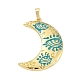 Brass Enamel Pendants(KK-A303-03G)-2