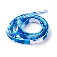 Polyester Cord Shoelace, Deep Sky Blue, 79~80cm, 8~9mm(AJEW-F036-01A-02)