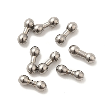 303 Stainless Steel Beads, No Hole, Stainless Steel Color, 8x2.9mm