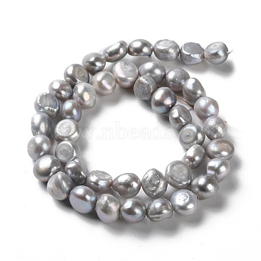 Natural Cultured Freshwater Pearl Beads Strands(PEAR-E018-91)-2