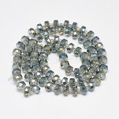 Chapelets de perles en verre galvanoplastique(EGLA-Q083-8mm-D09)-2