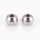 304 Stainless Steel Smooth Round Spacer Beads(STAS-M006-01B)-2