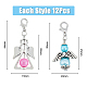2 Bags 2 Style Alloy Angel Pendant Decoration(KEYC-FH0001-28)-2