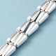 Brins de perles d'hématite magnétiques synthétiques galvanisées(G-Q1009-F02-01)-2