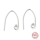 Anti-Tarnish Rhodium Plated 925 Sterling Silver Earring Hooks(STER-M117-01P)-1