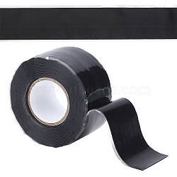 Silicone Adhesion Tape, Black, 25mm, 3m/roll(AJEW-GF0002-19A)