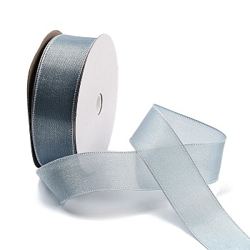 20 Yards Polyester Ribbon, for Gift Wrapping, Aqua, 1 inch(25mm), about 20.00 Yards(18.29m)/Roll