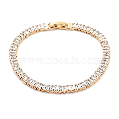 Clear Rectangle Cubic Zirconia Bracelets