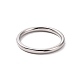 201 кольцо женское простое тонкое гладкое из нержавеющей стали(RJEW-I089-27P)-2