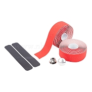 EVA Non-slip Band, Plastic Plug, Bicycle Accessories, Red, 30.5mm, 2rolls/set(FIND-GF0001-10D)