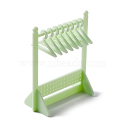 Opaque Acrylic Earring Display Stands, Coat Hanger Shape, Dark Sea Green, Finish Product: 12x6x14.9cm, 11pcs/set(EDIS-WH0029-14C)