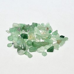 Natural Green Aventurine Chip Beads, No Hole/Undrilled, 2~8x2~4mm, about 8500pcs/500g(G-O103-02)