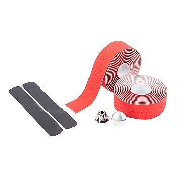 EVA Non-slip Band, Plastic Plug, Bicycle Accessories, Red, 30.5mm, 2rolls/set