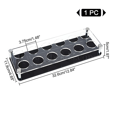 Акриловые держатели для рюмок с 12 отверстием(ODIS-WH0038-75B)-2