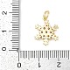 Rack Plating Brass Micro Pave Cubic Zirconia Pendants(KK-H509-12G-01)-3