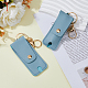 PU Leather Lipstick Holder Keychains(AJEW-WH0270-203B)-5