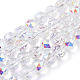 Electroplate Transparent Glass Beads Strands(EGLA-N002-34C-C03)-1